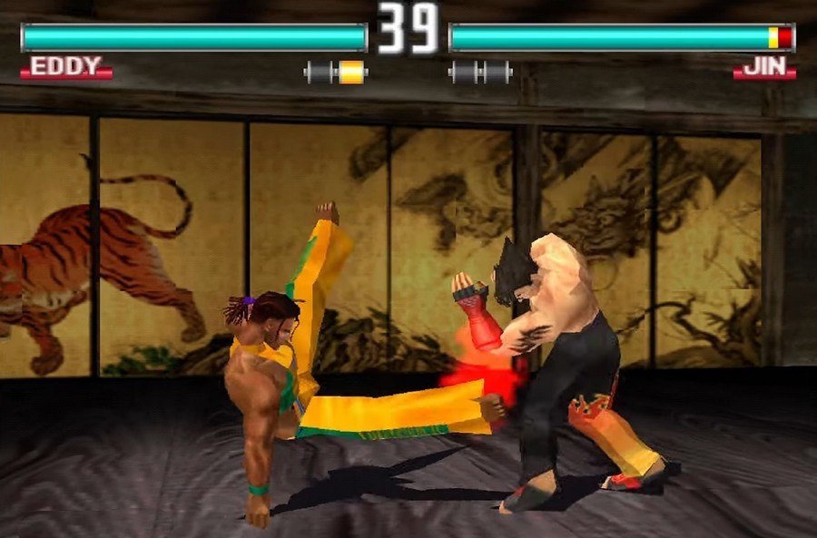 Эдди Гордо в Tekken 3 в 1998 Эдди Гордо в Tekken 3 в 1998