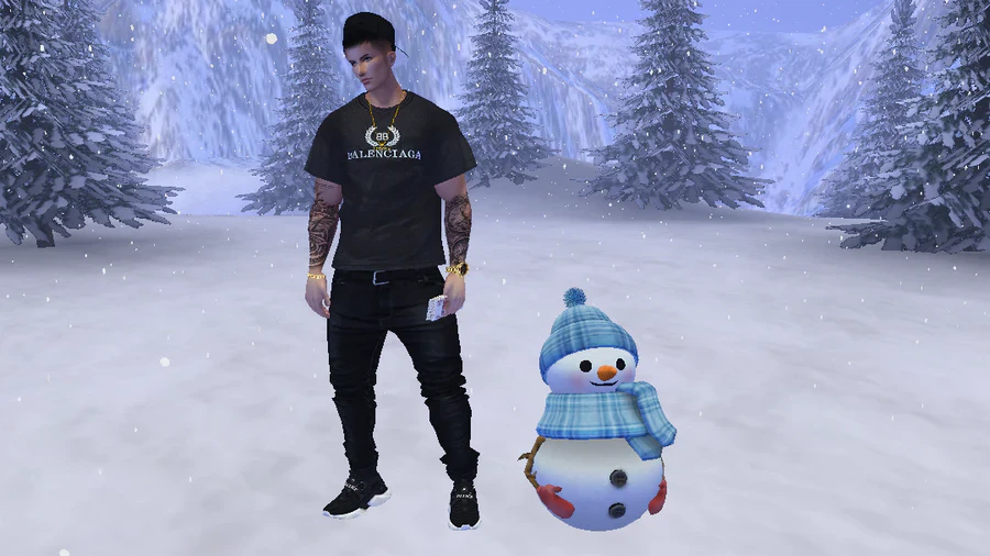 Снеговик от IMVU украсит твой аватар с первым снегом