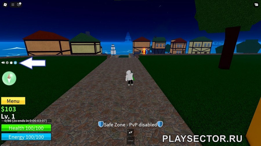 где вводить коды в Blox Fruits